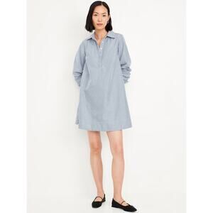 Gap Long Sleeve Mini Swing Shirt Dress NWOT XXL - Runs big